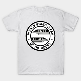 MonorailStandClearSilver T-Shirt